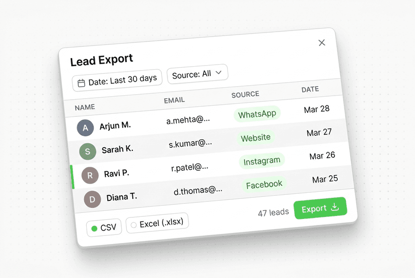 Lead Export