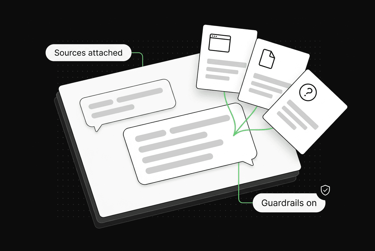 Conceptual answer assembled from attached sources with guardrails enabled
