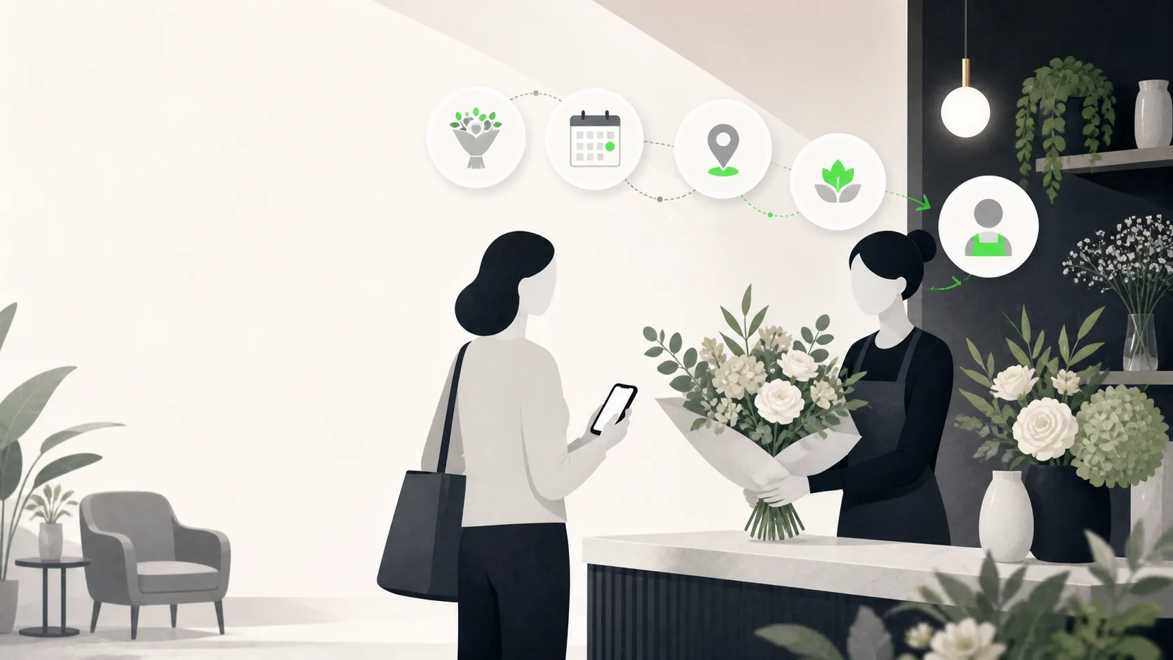 Florist AI Front Desk for Delivery Inquiries