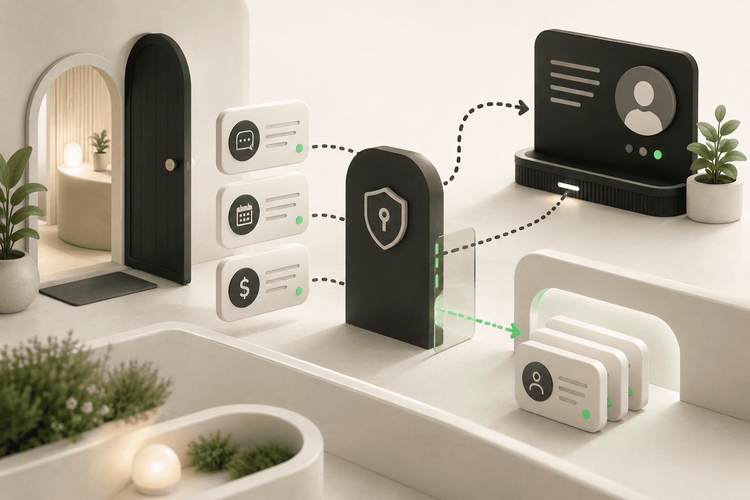 AI Front Desk for Mental Health Practices: Non-Clinical Only
