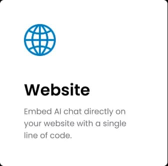 Website channel