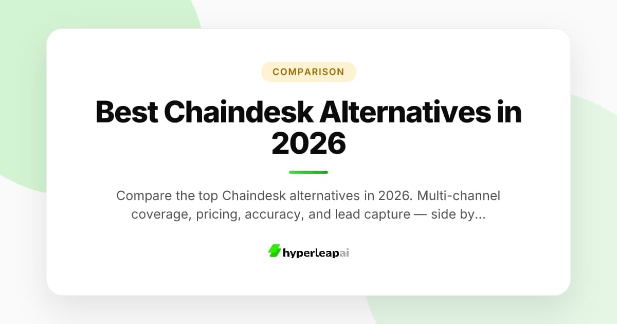 Best Chaindesk Alternatives in 2026