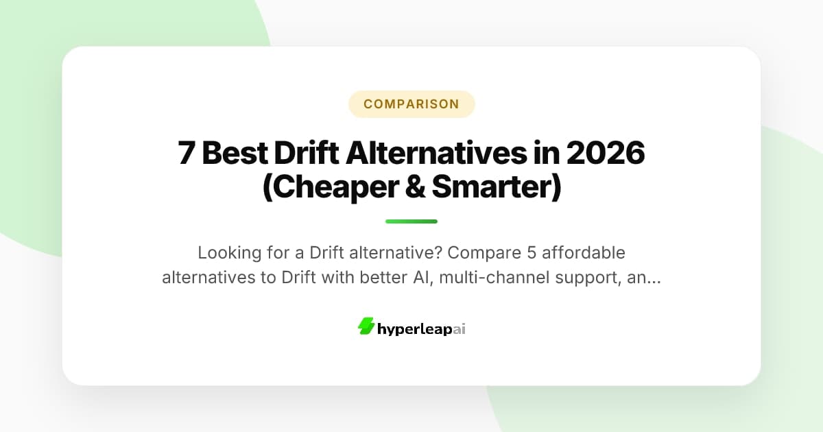 7 Best Drift Alternatives in 2026 (Cheaper & Smarter)