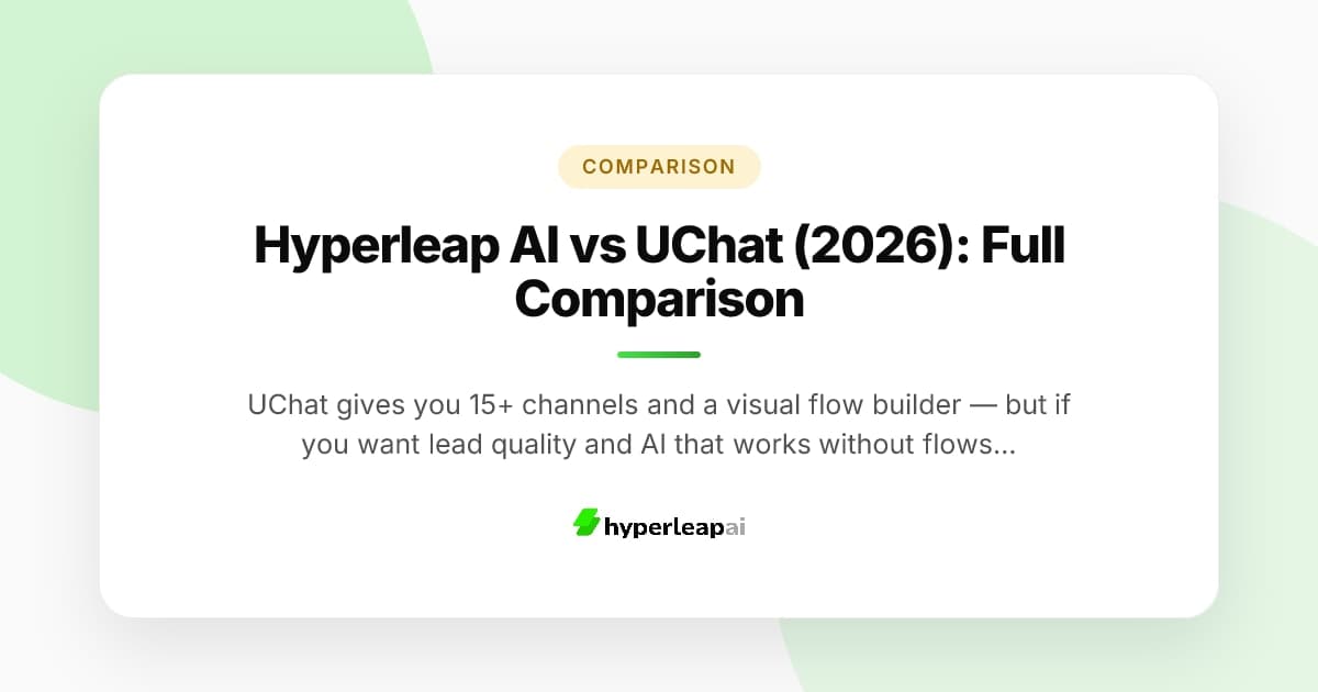 Hyperleap AI vs UChat (2026): Full Comparison