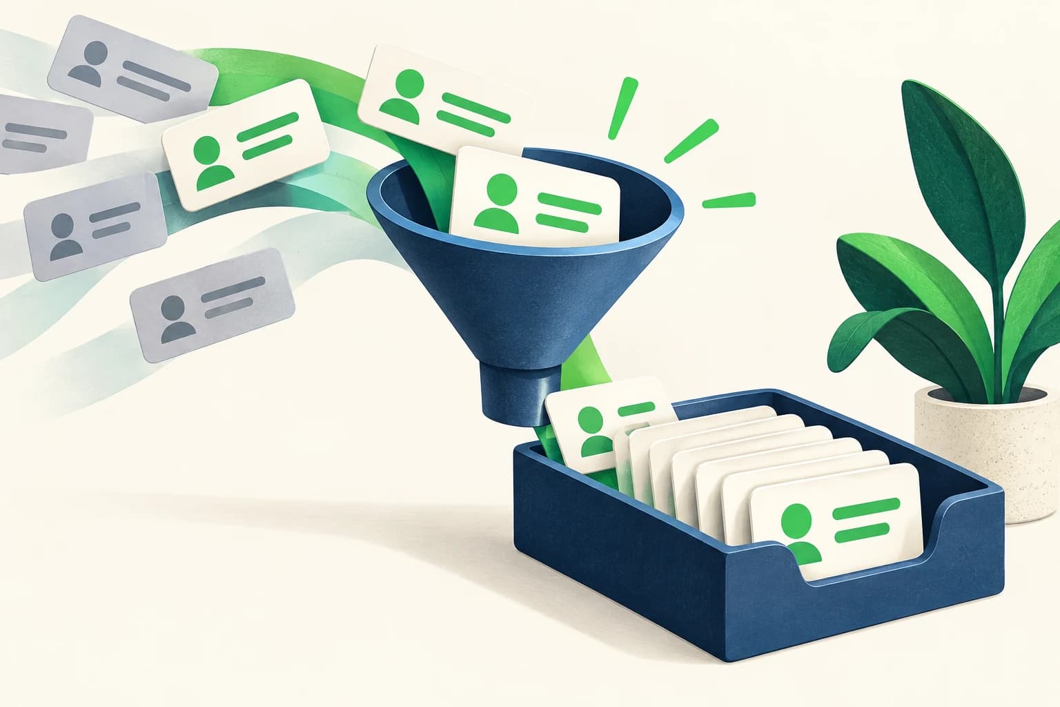 AI Front Desk Leads to CSV: A Follow-Up Workflow