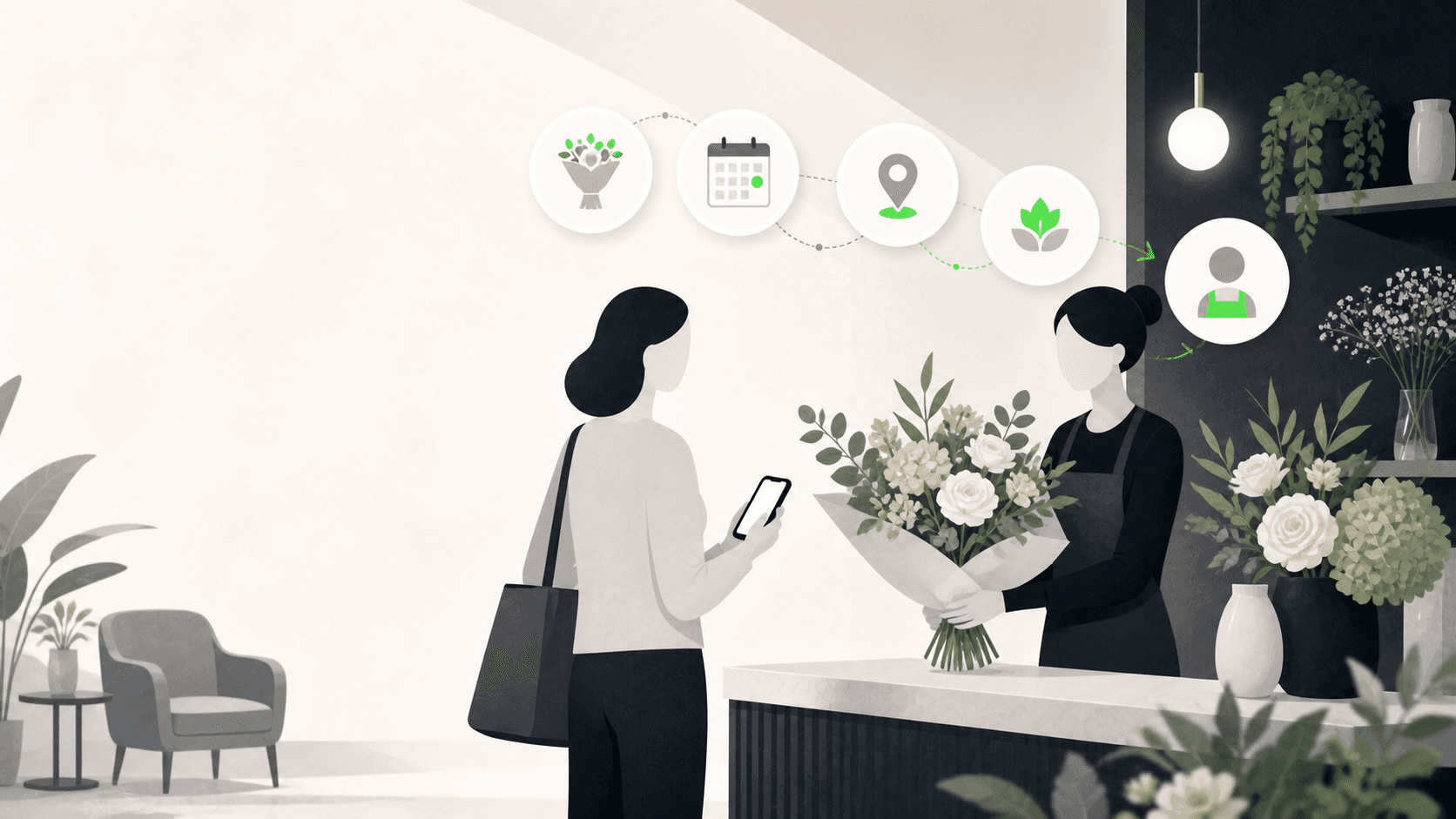 Florist AI Front Desk for Delivery Inquiries