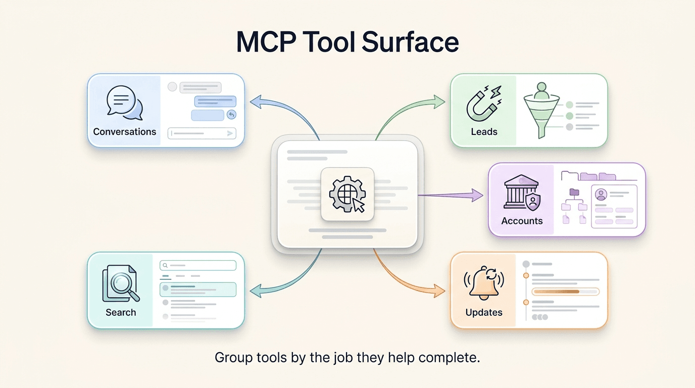 The 9 Hyperleap MCP tools — overview and connections