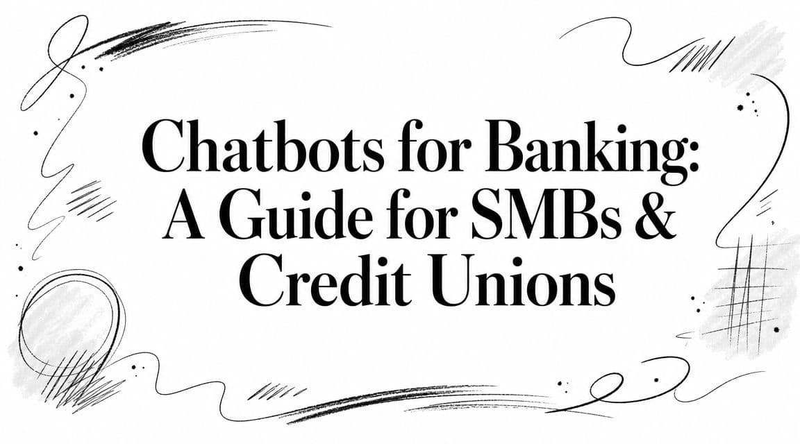 Chatbots for Banking: A Guide for SMBs & Credit Unions