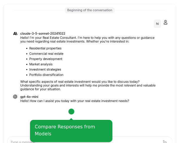 Compare response