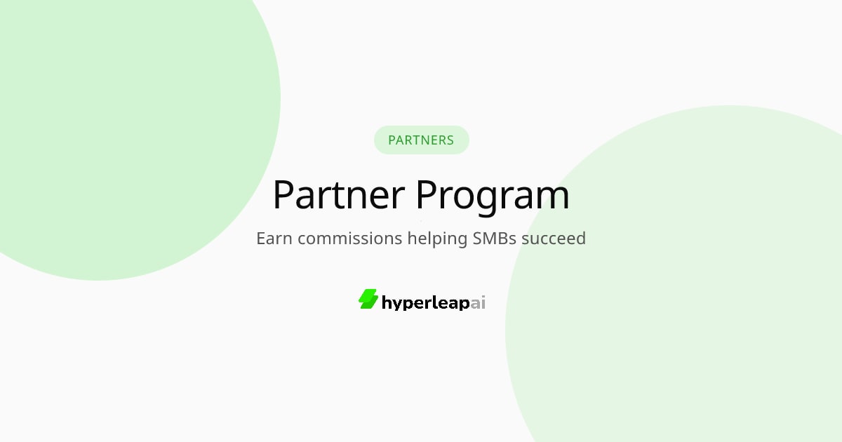 Partners - Hyperleap AI | Partner Program for Agencies & Resellers